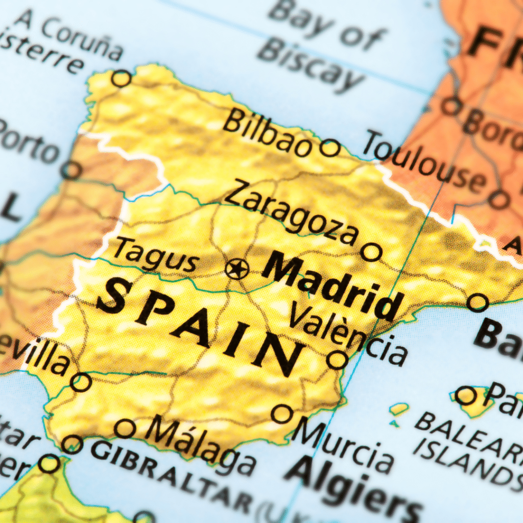 ספרד על המפה